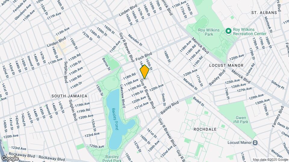 119-19 Guy R Brewer Blvd-Unit -1A Map and Location Details