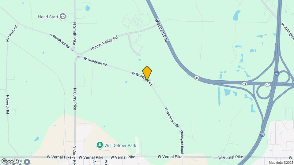3801 W Woodyard Rd Map and Location Details