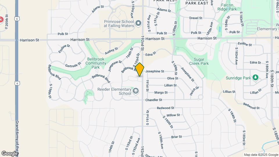 Bellbrook Townhome Apartments Map and Location Details