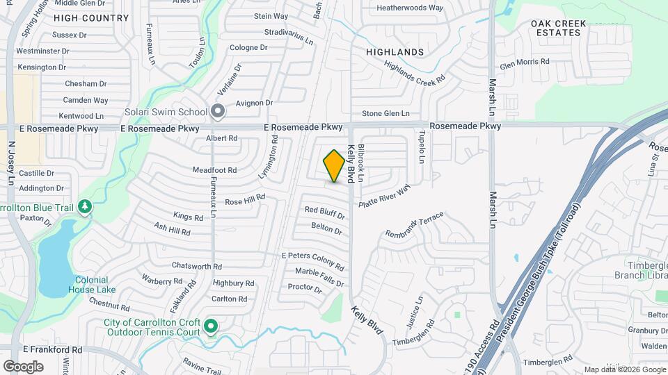 3409 Livingston Ln Map and Location Details