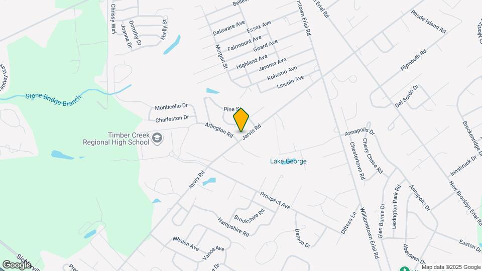 615 Jarvis Rd Map and Location Details