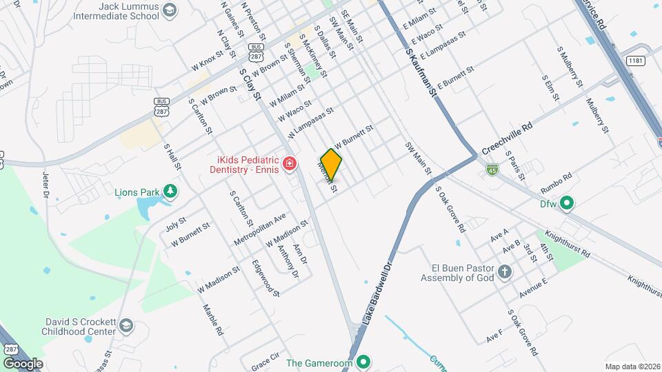 907 Meriott St Map and Location Details