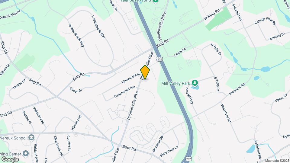1349 Phoenixville Pike Map and Location Details