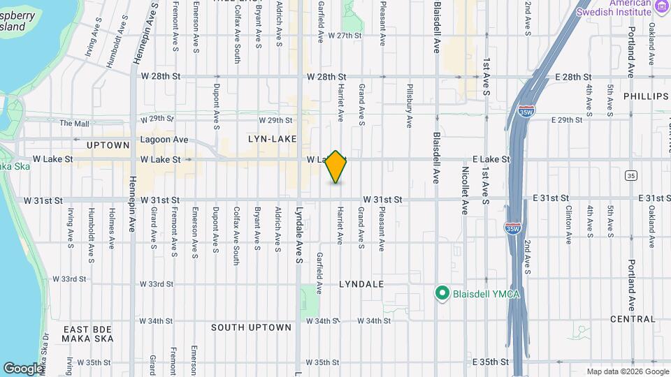 3036 Harriet Ave Mapa y Detalles de la Ubicación