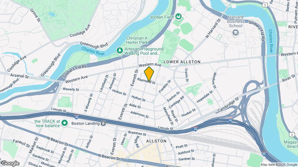 25 Raymond St, Unit 2 Map and Location Details