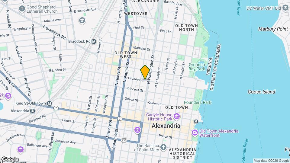 718 Oronoco St Map and Location Details