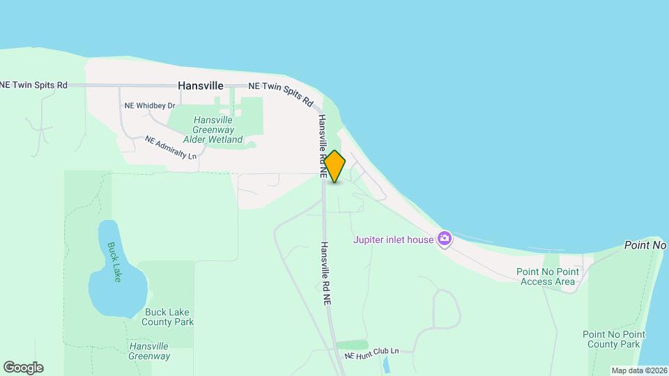 7707 NE Point No Point Rd Map and Location Details