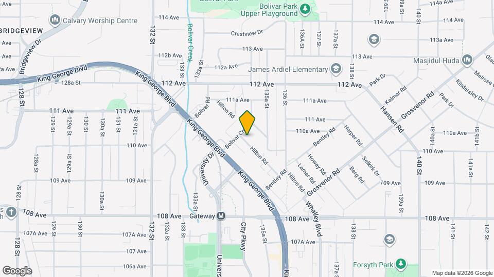 13475 Hilton Rd Map and Location Details