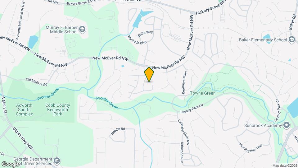 3128 Forest Grove Trail Map and Location Details