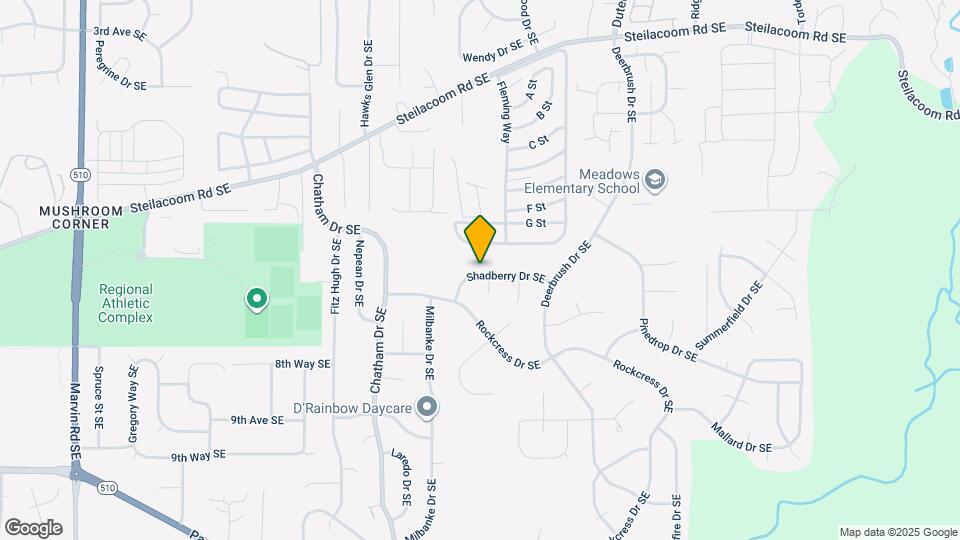 9022 Shadberry Dr SE Map and Location Details