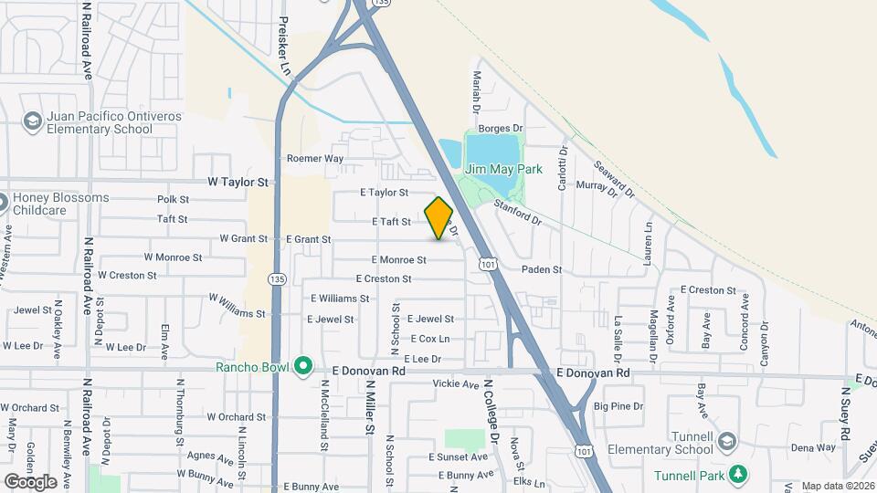 526 E Grant St, Unit #A Map and Location Details