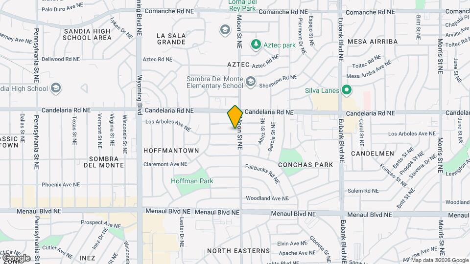 9035 Los Arboles Ave NE Map and Location Details
