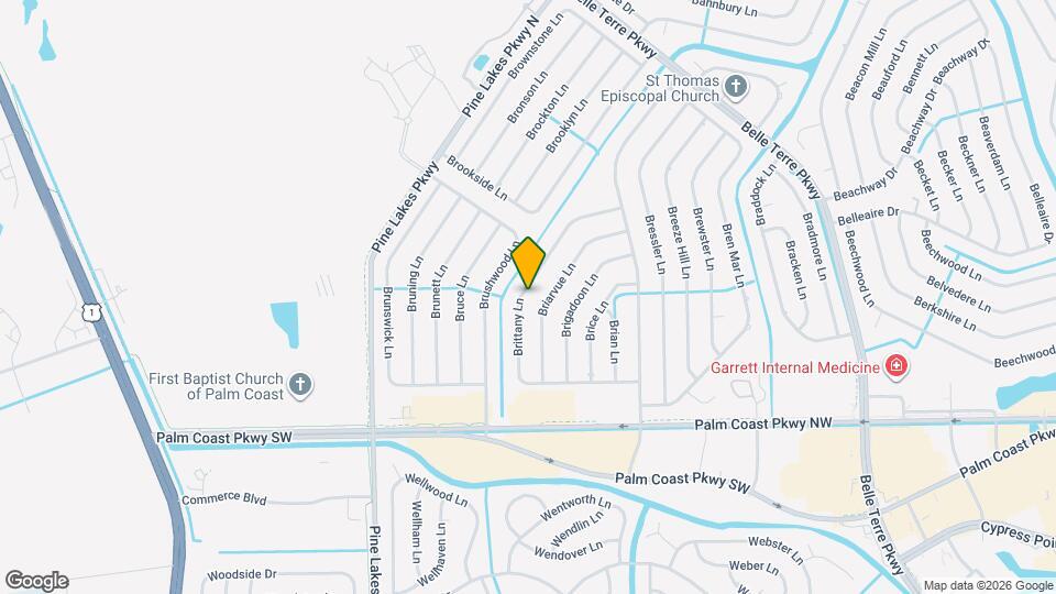 102 Brittany Ln Map and Location Details