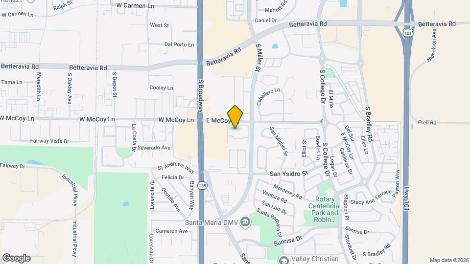 310 W McCoy Ln Map and Location Details