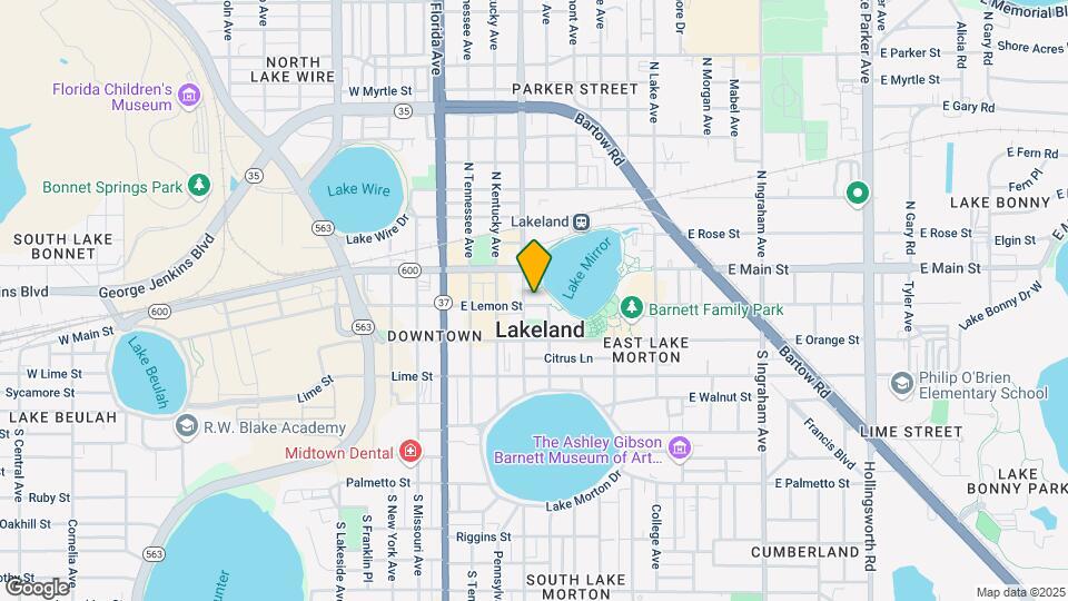 Lake Mirror Tower Apartments Map and Location Details