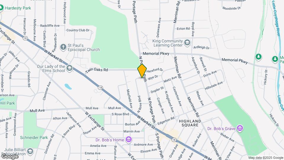 200 N Portage Path Map and Location Details