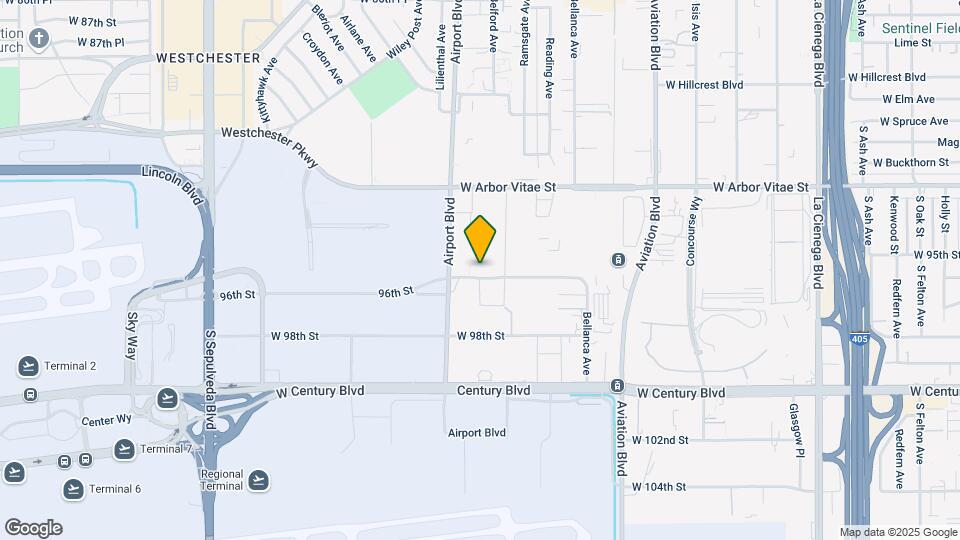 5839 W 96th St Map and Location Details