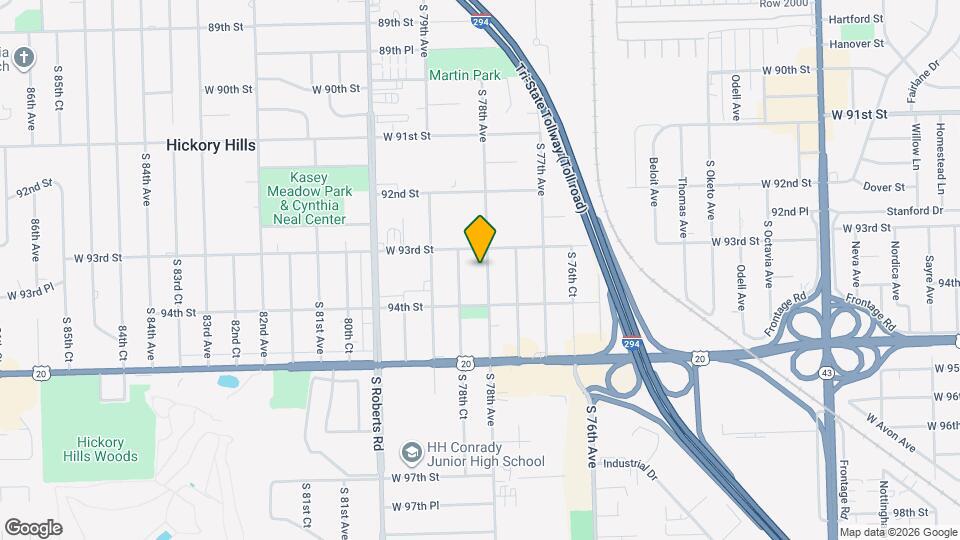 9318 S 78th Ave Mapa y Detalles de la Ubicación