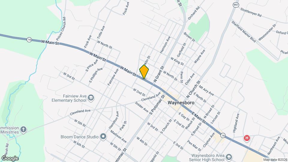 232 W Main St Map and Location Details