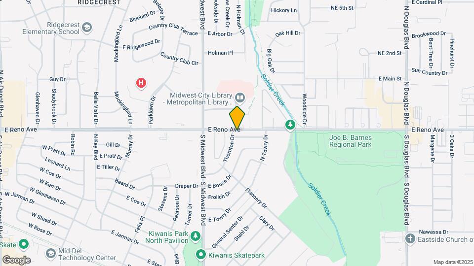 705 E Carroll Ln Map and Location Details