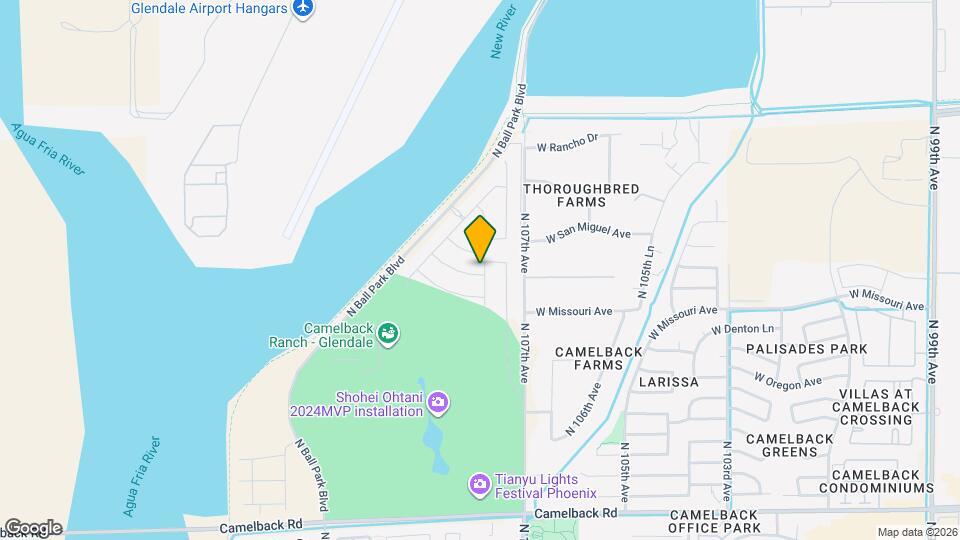 10808 W Luke Ave Map and Location Details