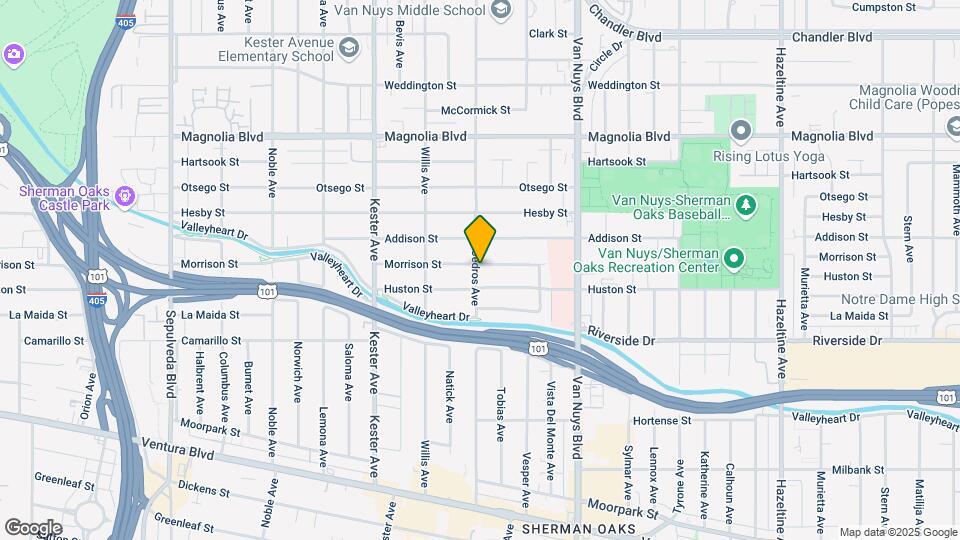 14656 Morrison St Map and Location Details