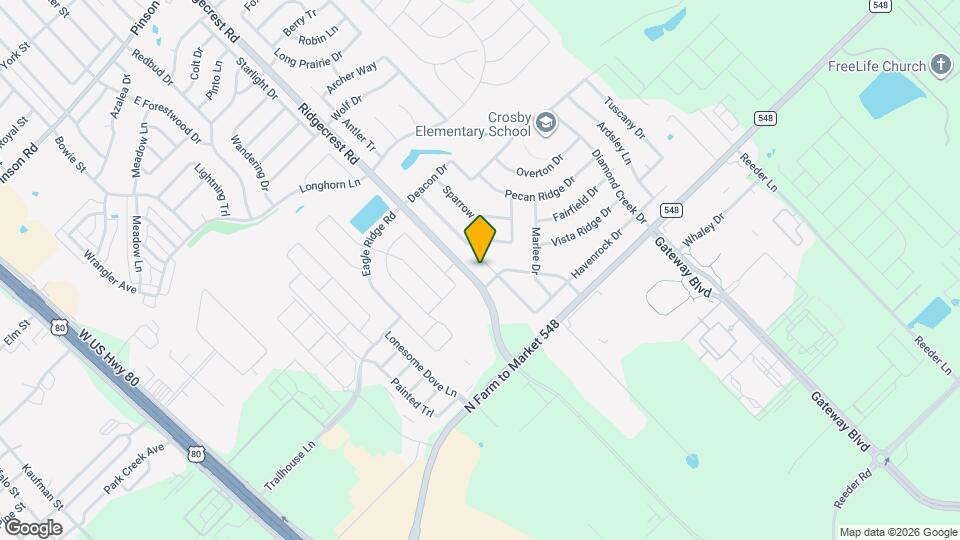 2105 Cardinal Dr Map and Location Details