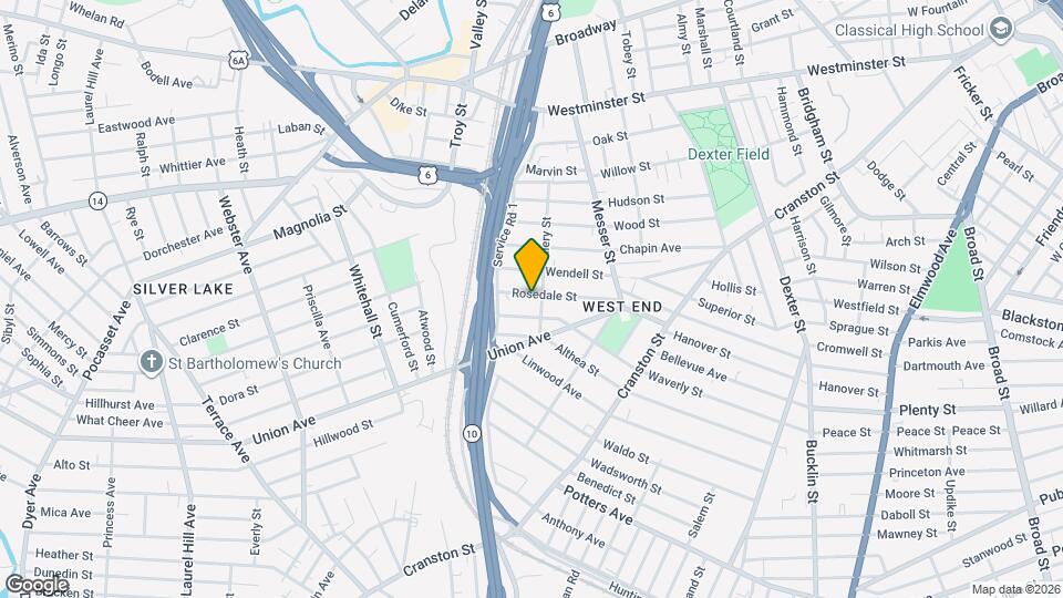 90 Rosedale St, Unit #2 Map and Location Details