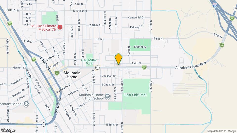 1330 American Legion Blvd Map and Location Details