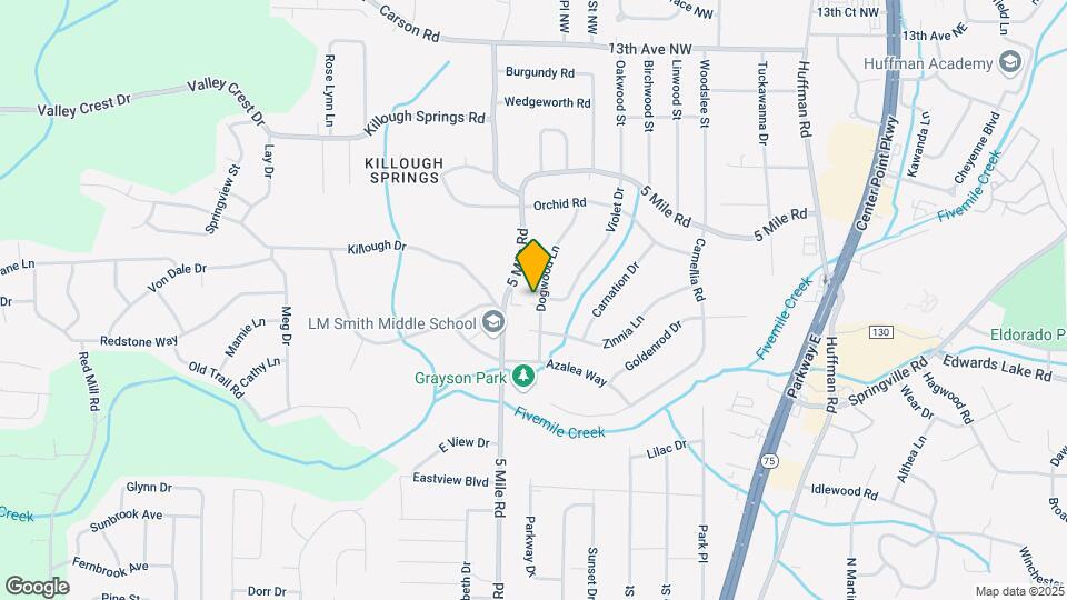 1136 Dogwood Ln Mapa y Detalles de la Ubicación