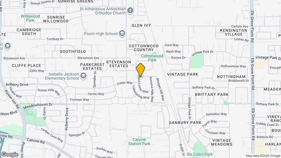 8119 Point Loma Way Map and Location Details
