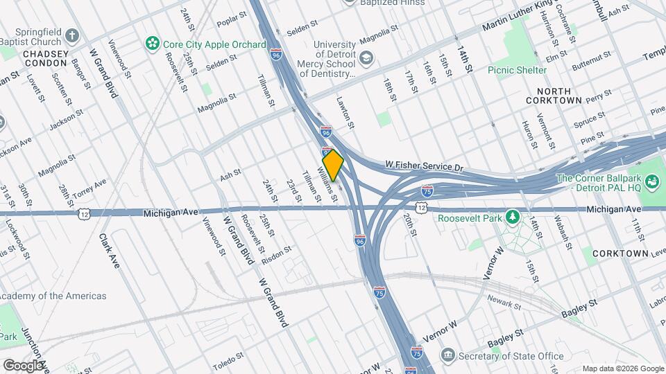 2824 Williams St Map and Location Details