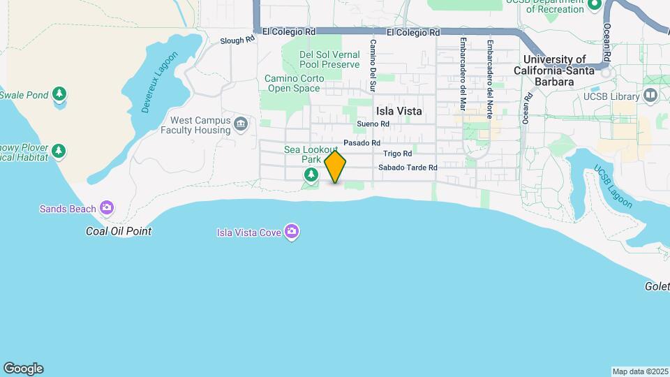 Del Playa Apartments Map and Location Details