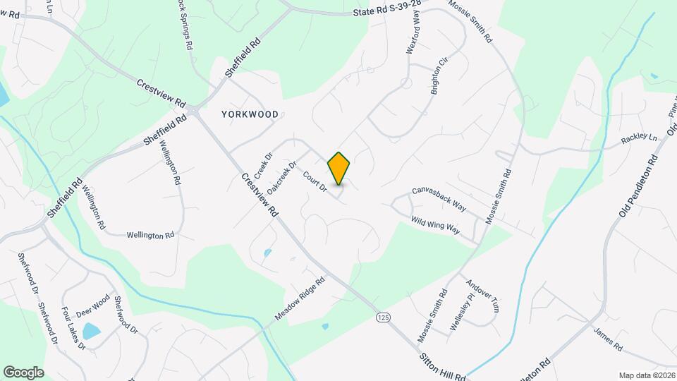 602 Creek Dr Mapa y Detalles de la Ubicación