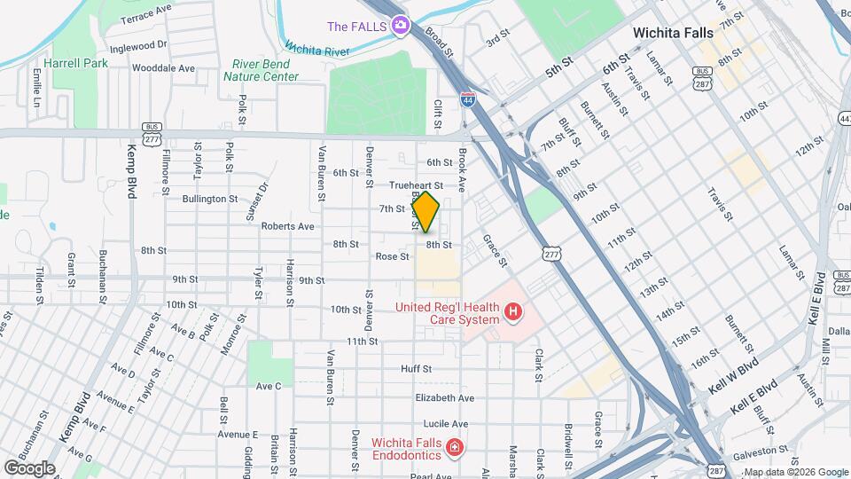 1718 8th St Map and Location Details