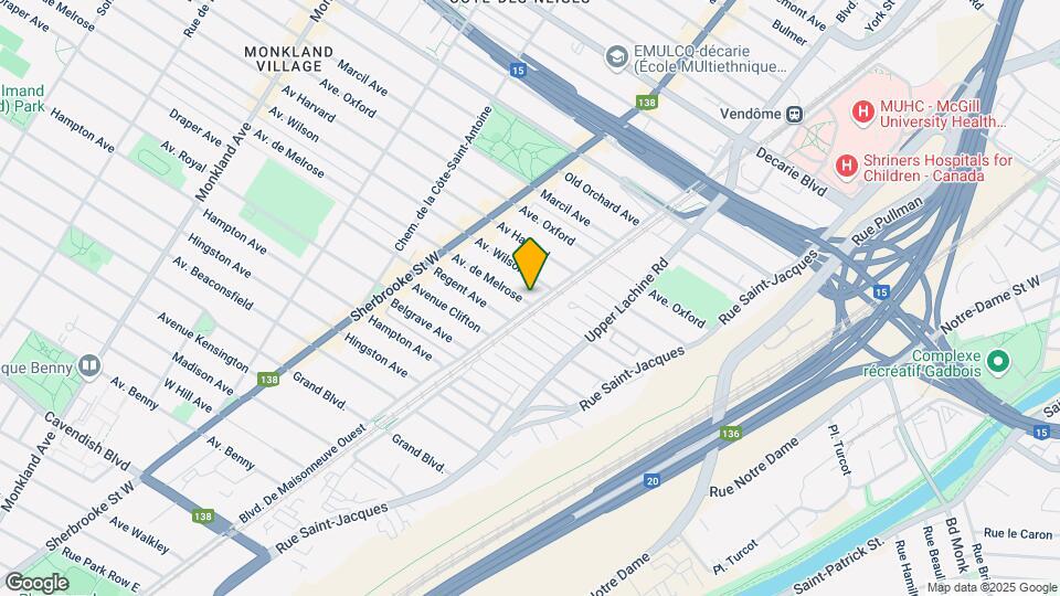 2175 De Melrose Av Map and Location Details