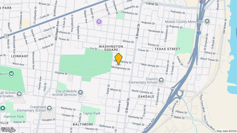 964 Montgomery St, Unit Room 3 in 4B3B (Shared Bathroom) Map and Location Details