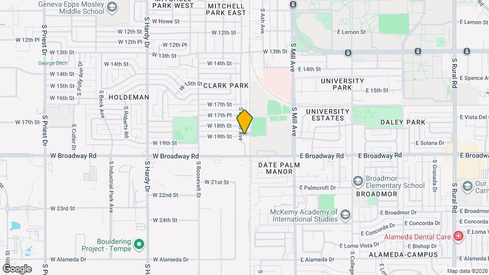 1901 S Farmer Ave Mapa y Detalles de la Ubicación