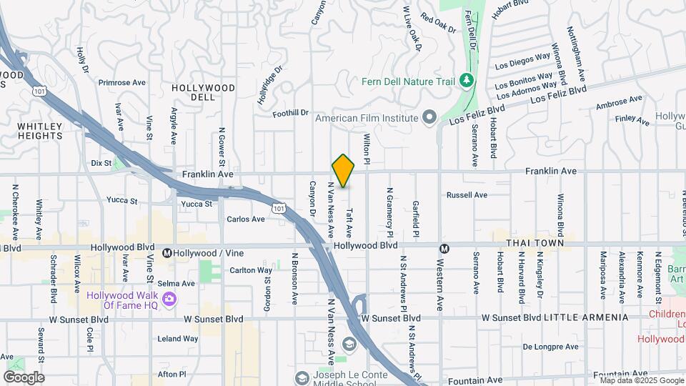 1825 Taft Ave Map and Location Details