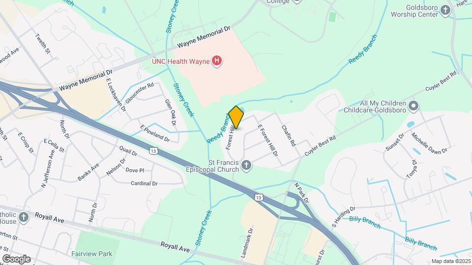 514 Forest Hill Dr Map and Location Details