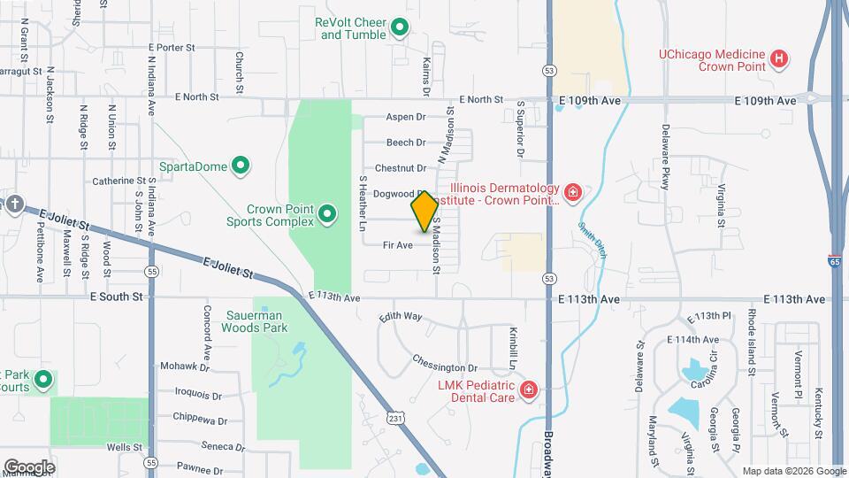 1734 Fir Ave Mapa y Detalles de la Ubicación