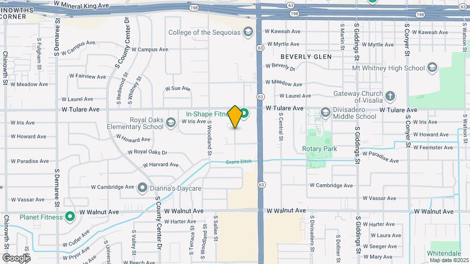 1410 S Crowe St Map and Location Details