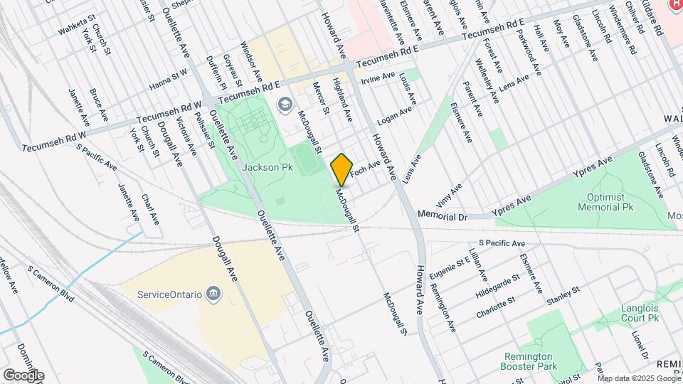2446 McDougall St Map and Location Details