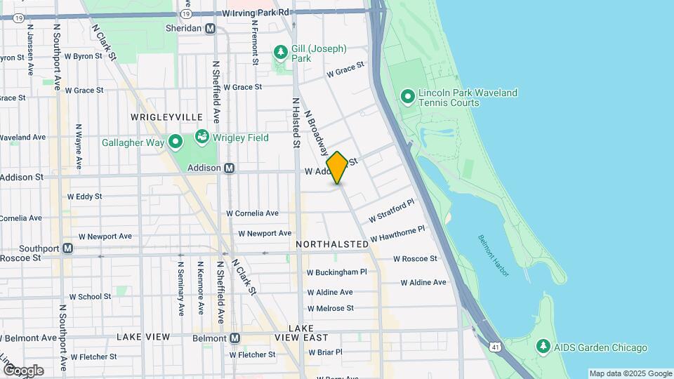 713 W Brompton Ave Map and Location Details