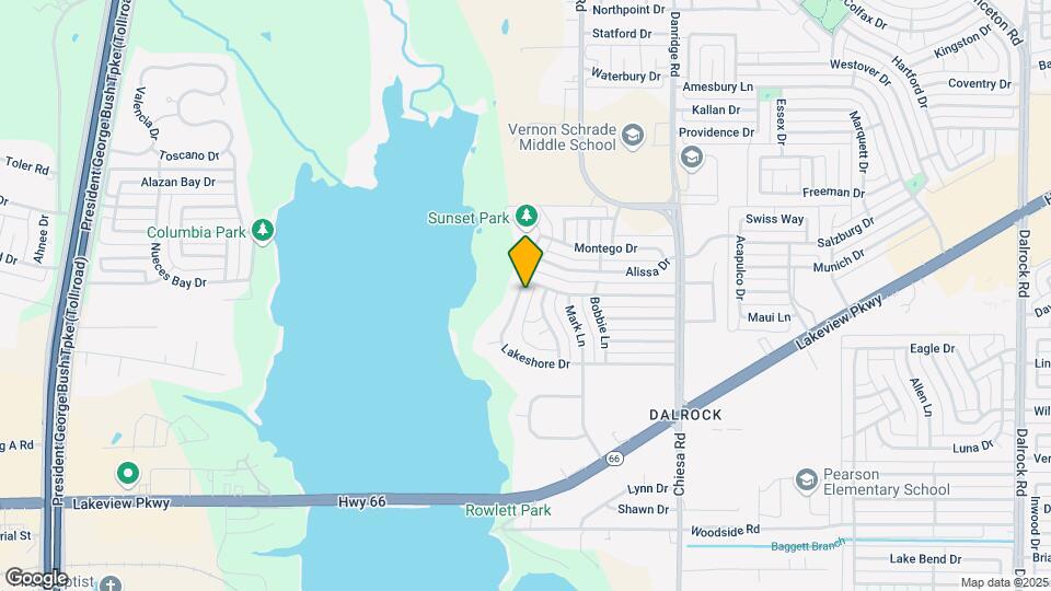 6014 Lakeshore Dr Map and Location Details