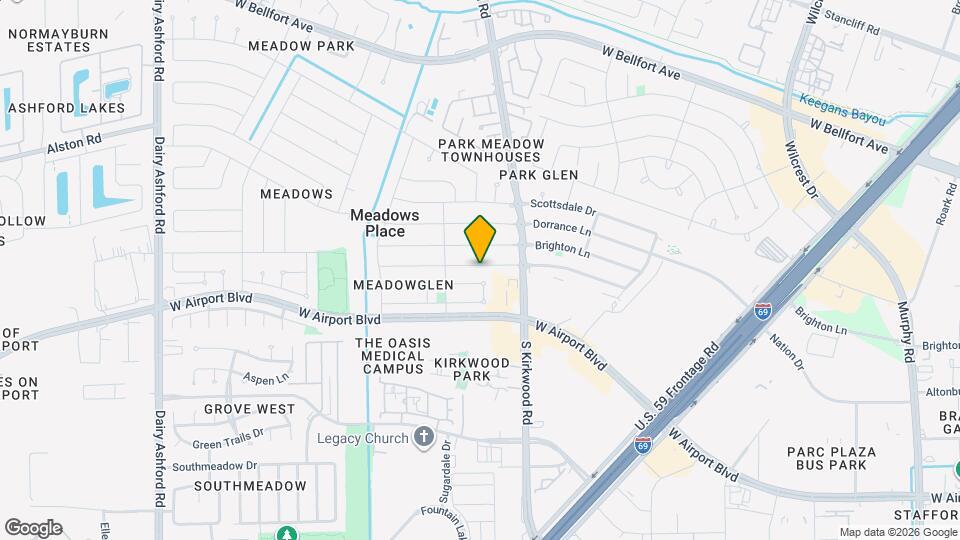 11803 Brook Meadows Ln Mapa y Detalles de la Ubicación