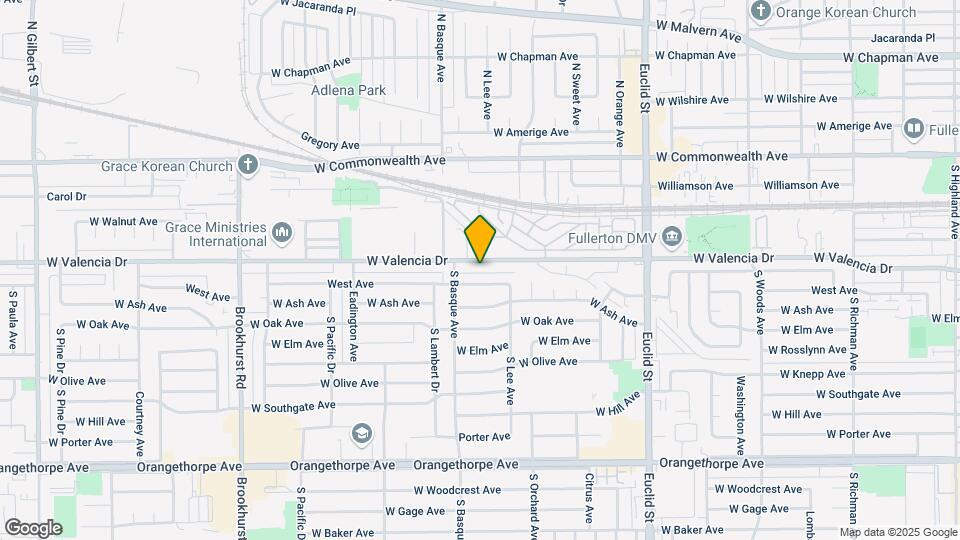 1336 W Valencia Dr Map and Location Details