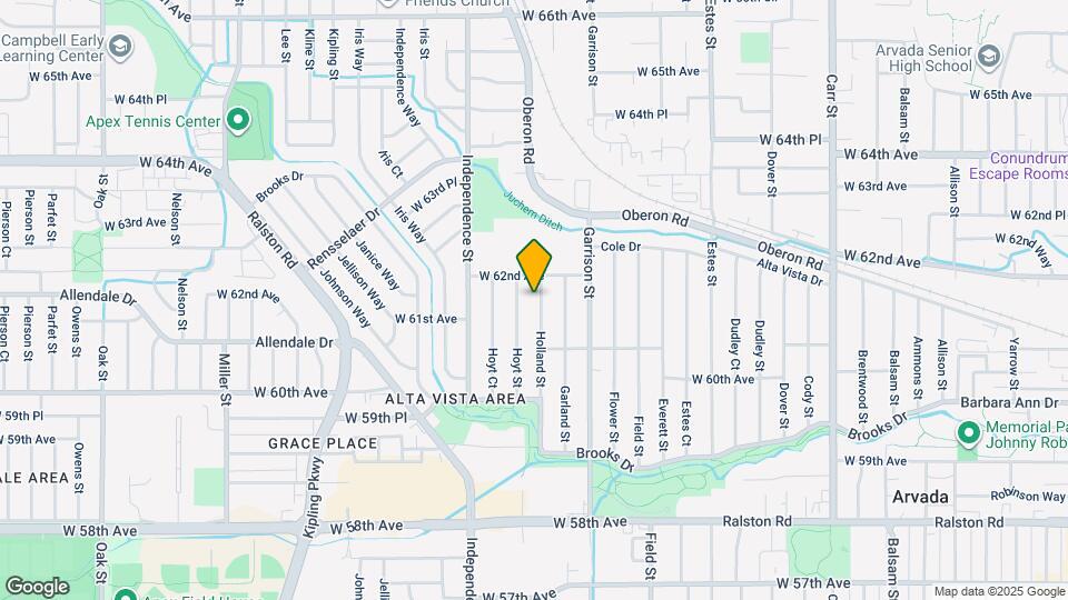 6163 Holland St Map and Location Details