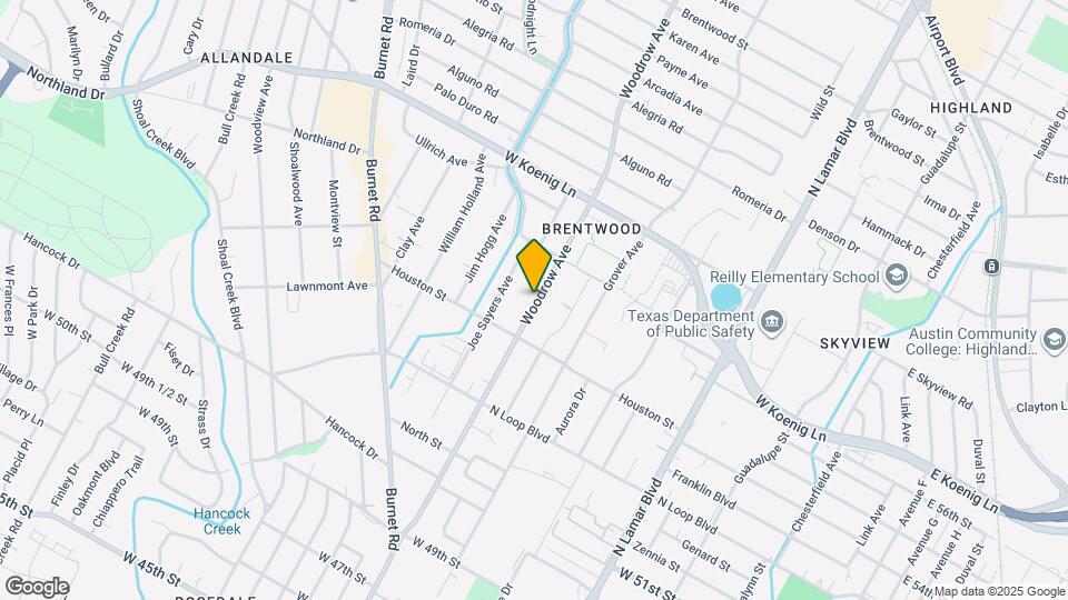 5604 Woodrow Ave Map and Location Details