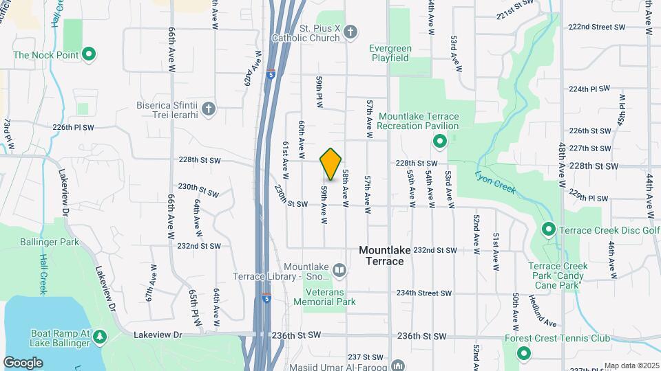 22901 59th Ave W Map and Location Details